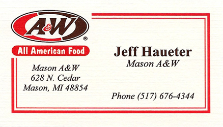 A&W - Jeff Haueter