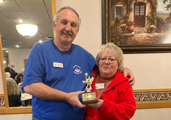 Randy and Carol Putmon - 2023 winners of the Turkey Award.